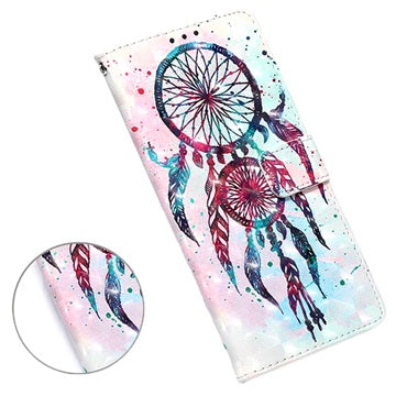 Wonder Series Samsung Galaxy A12 Pung Cover - Drømmefanger Maleri