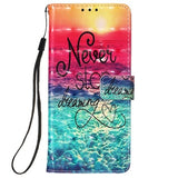 Wonder Series Samsung Galaxy A12 Pung Cover - Never Stop Dreaming