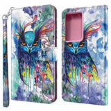 Wonder Series Samsung Galaxy S21 Ultra 5G Pung Taske - Ugle