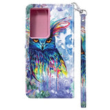 Wonder Series Samsung Galaxy S21 Ultra 5G Pung Taske - Ugle