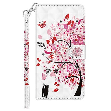 Wonder Series Sony Xperia 10 III, Xperia 10 III Lite Pung - Blomstrede Træ