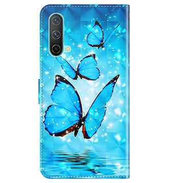 Wonder Series OnePlus Nord CE 5G Pung - Blå Sommerfugl