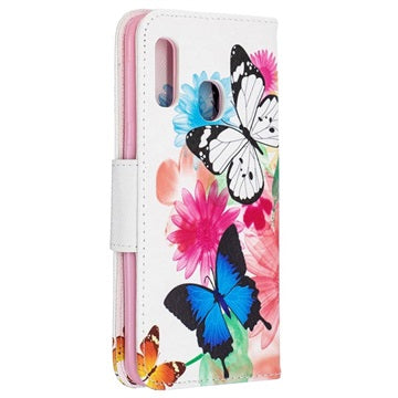 Wonder Series Samsung Galaxy A20e Pung - Sommerfugle