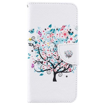 Wonder Series Samsung Galaxy A50 Pung - Blomstrede Træ