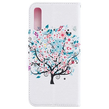 Wonder Series Samsung Galaxy A50 Pung - Blomstrede Træ