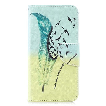 Wonder Series Samsung Galaxy S10e Cover med Kortholder - Fugle