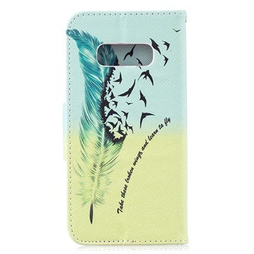 Wonder Series Samsung Galaxy S10e Cover med Kortholder - Fugle