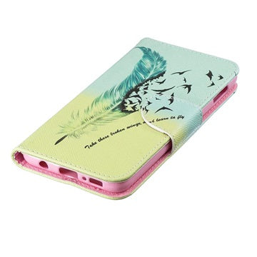 Wonder Series Samsung Galaxy S10e Cover med Kortholder - Fugle