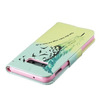 Wonder Series Samsung Galaxy S10e Cover med Kortholder - Fugle