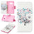 Wonder Series Samsung Galaxy S10e Cover med Kortholder - Blomstrede Træ