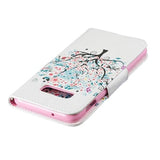 Wonder Series Samsung Galaxy S10e Cover med Kortholder - Blomstrede Træ