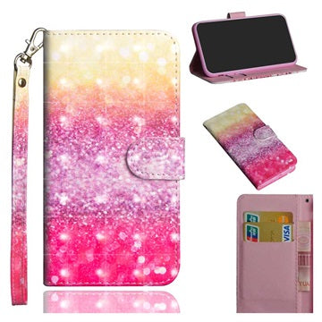 Wonder Series Samsung Galaxy S20 FE Pung med Stativ - Farverig