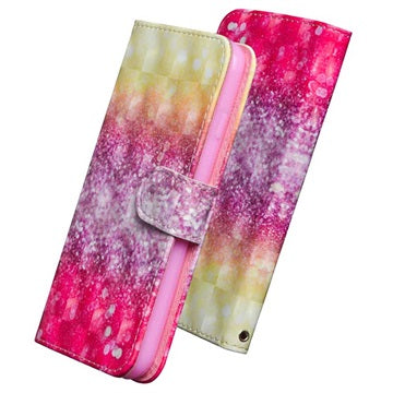 Wonder Series Samsung Galaxy S20 FE Pung med Stativ - Farverig