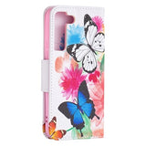 Wonder Series Samsung Galaxy S22 5G Pung - Sommerfugle