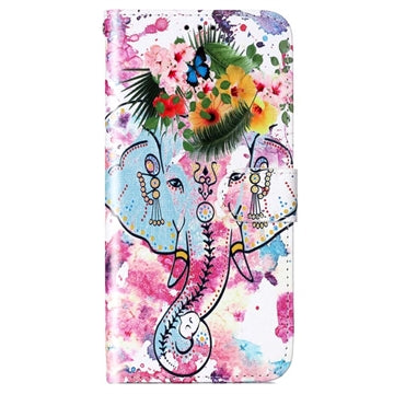 Wonder Series Sony Xperia 10 V Pung Cover - Elefant