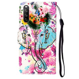 Wonder Series Sony Xperia 10 V Pung Cover - Elefant