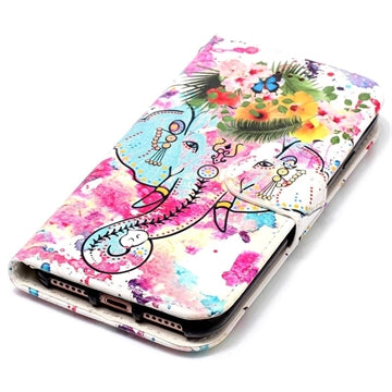 Wonder Series Sony Xperia 10 V Pung Cover - Elefant