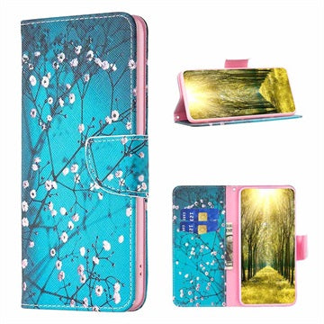 Wonder Series iPhone 14 Plus Pung - Hvid Blomster