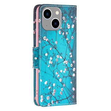 Wonder Series iPhone 14 Plus Pung - Hvid Blomster