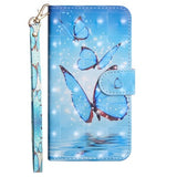 Wonder Series iPhone 12 mini Coverpung - Blå Sommerfugl