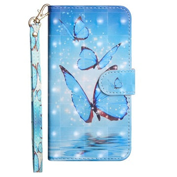 Wonder Series iPhone 12 mini Coverpung - Blå Sommerfugl