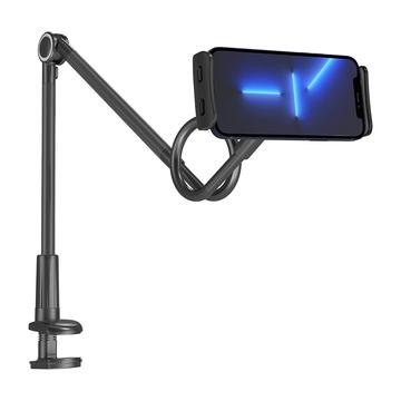 Wozinsky Lazy Arm fleksibel telefon-/tabletholder - sort