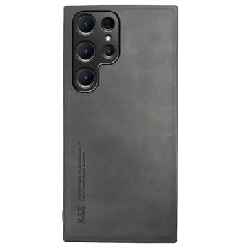 X&E Luckycase Samsung Galaxy S23 Ultra 5G Hybrid Cover - Sort