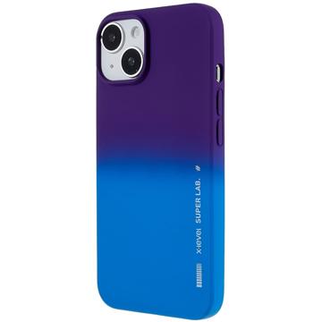 X-Level Rainbow iPhone 14 Plus TPU Cover - Blå / Lilla