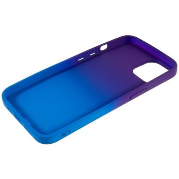 X-Level Rainbow iPhone 14 Plus TPU Cover - Blå / Lilla