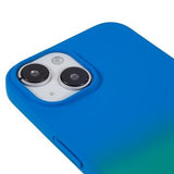 X-Level Rainbow iPhone 14 Plus TPU Cover - Grøn / Blå