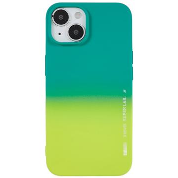 X-Level Rainbow iPhone 14 Plus TPU Cover - Gul / Grøn