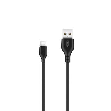 XO NB103 USB-A til USB-C opladningskabel - 2.1A, 1m - sort