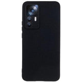 Xiaomi 12T/12T Pro Anti-Fingeraftryk Mat TPU Cover - Sort