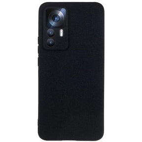 Xiaomi 12T/12T Pro Anti-Fingeraftryk Mat TPU Cover - Sort