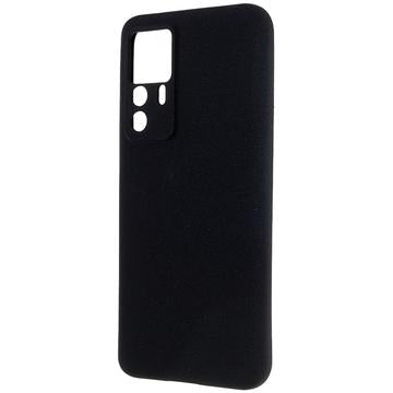 Xiaomi 12T/12T Pro Anti-Fingeraftryk Mat TPU Cover - Sort