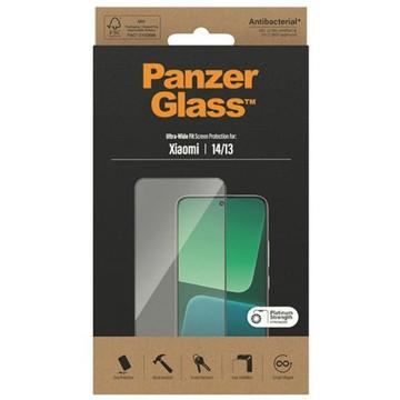 Xiaomi 13/14 PanzerGlass Ultra-Wide Fit Hærdet Glas - Sort Kant