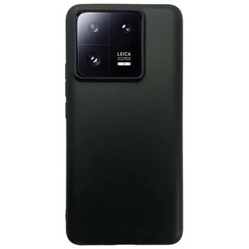 Xiaomi 13T/13T Pro Anti-Fingeraftryk Mat TPU Cover - Sort