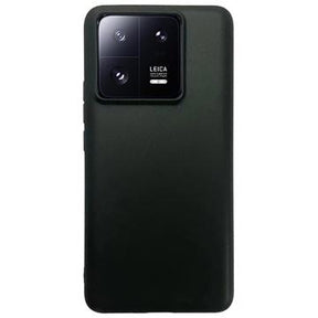 Xiaomi 13T/13T Pro Anti-Fingeraftryk Mat TPU Cover - Sort