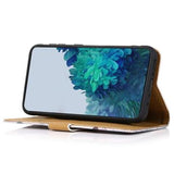 Xiaomi 13T/13T Pro Glam Series Etui med Pung - Blomstrede Træ / Blå