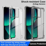 Xiaomi 13T/13T Pro Imak Faldsikkert TPU Cover - Gennemsigtig