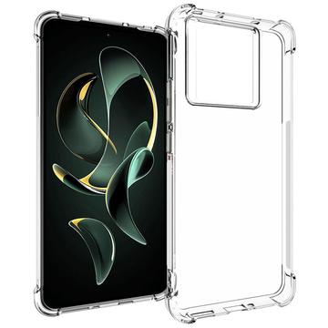 Xiaomi 13T/13T Pro Stødsikkert TPU Cover - Gennemsigtig