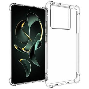 Xiaomi 13T/13T Pro Stødsikkert TPU Cover - Gennemsigtig