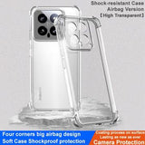 Xiaomi 14 Imak Faldsikkert TPU Cover - Gennemsigtig