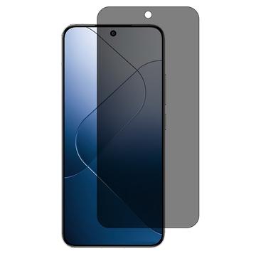 Xiaomi 14 Privacy Skærmbeskyttelse Hærdet Glas