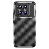 Xiaomi 14 Pro Beetle Karbonfiber TPU Cover - Sort