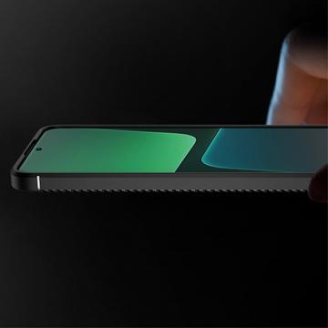 Xiaomi 14 Pro Beetle Karbonfiber TPU Cover - Sort