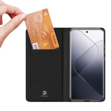 Xiaomi 14 Pro Dux Ducis Skin Pro Flip Cover - Sort