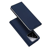 Xiaomi 14 Pro Dux Ducis Skin Pro Flip Cover - Blå