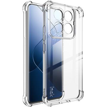 Xiaomi 14 Pro Imak Faldsikkert TPU Cover - Gennemsigtig