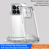 Xiaomi 14 Pro Imak Faldsikkert TPU Cover - Gennemsigtig